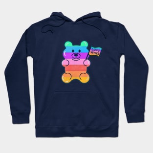 Rainbow Jelly Bear - June Pride Collection Hoodie